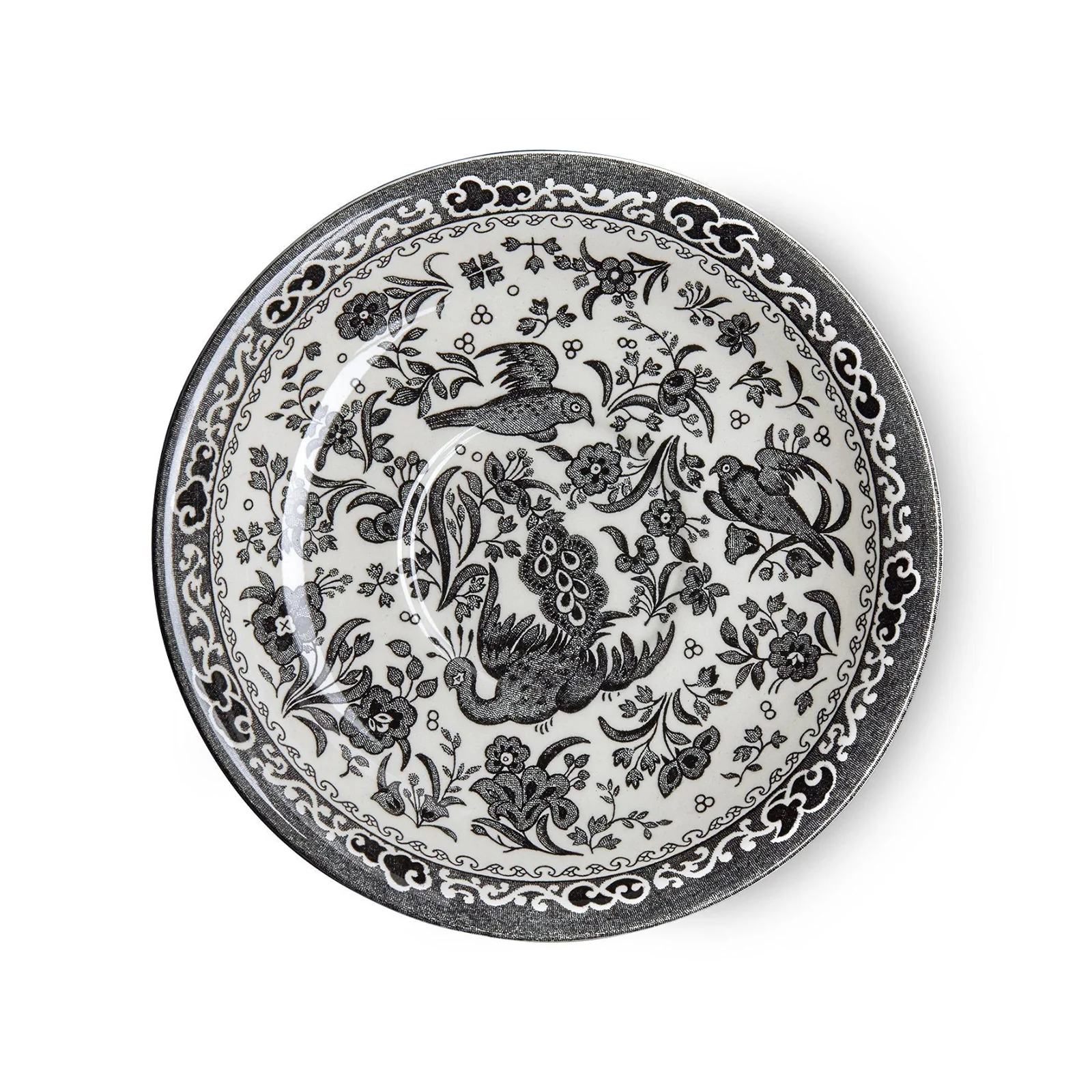 Burleigh Regal Peacock Breakfast 3 Piece Gift Set - Black - Image 3