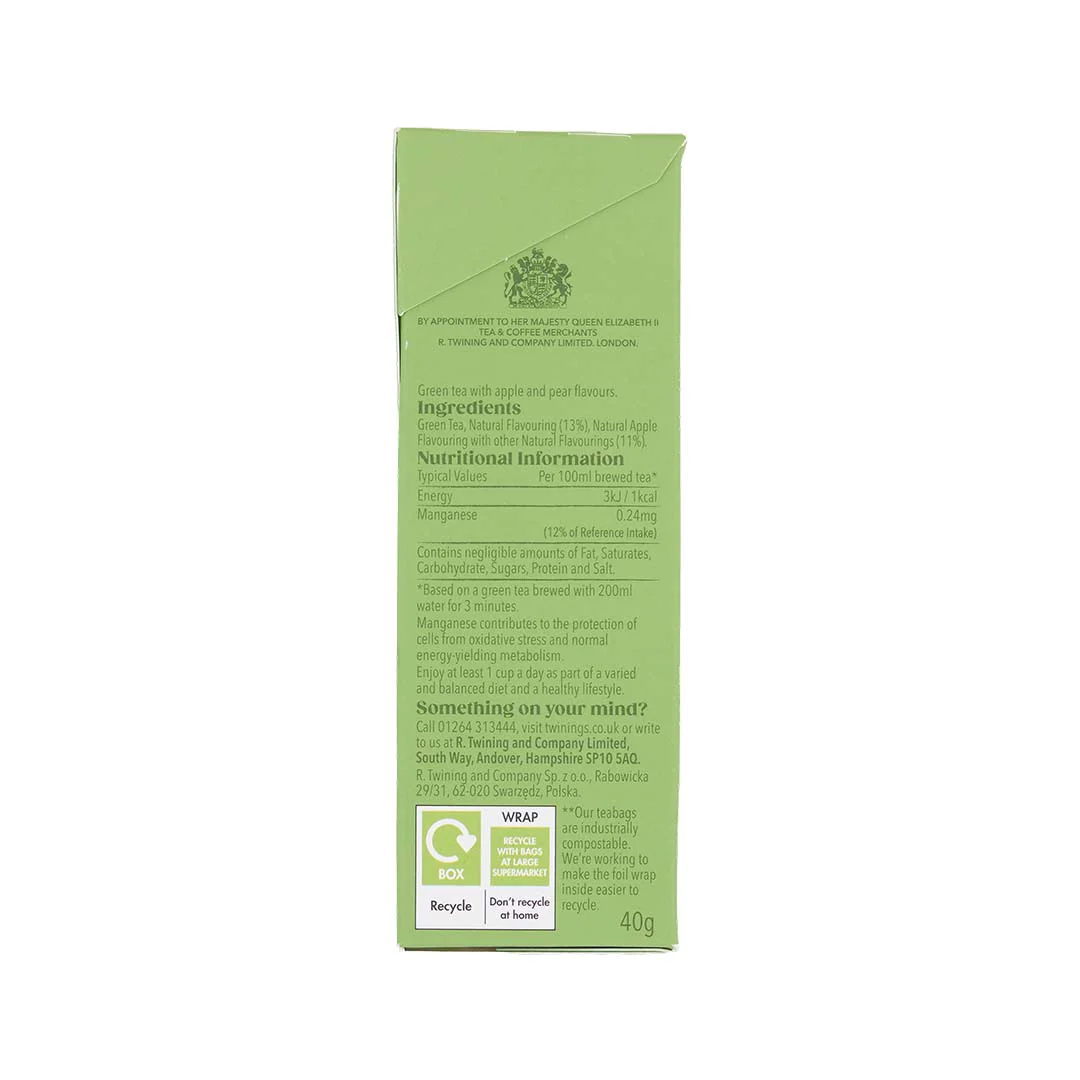Green Tea, Apple & Pear - 20 Tea Bags - Image 4