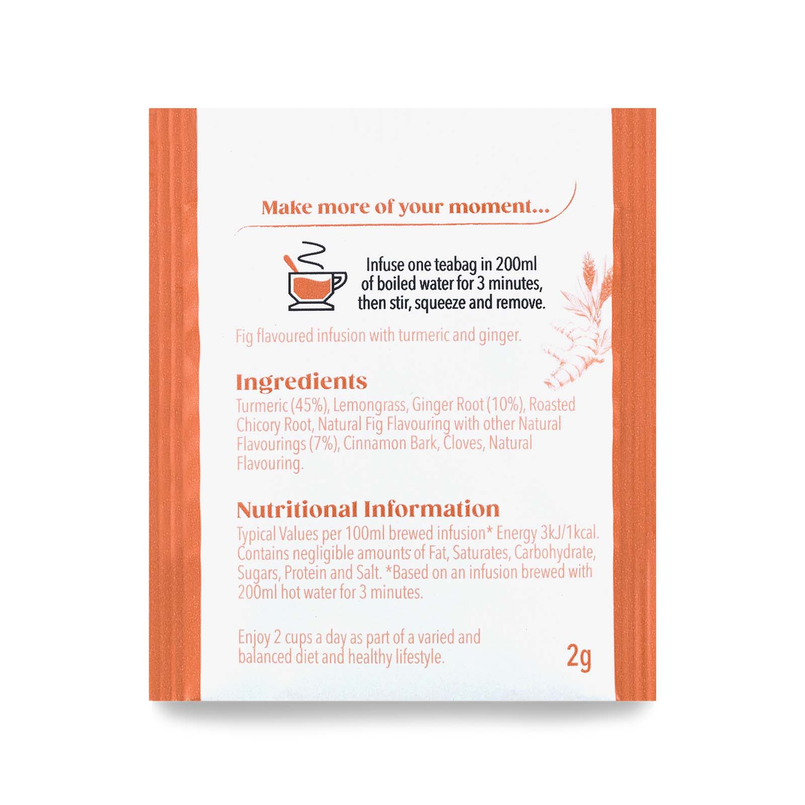 Superblends Digest Ginger & Turmeric - 20 Envelopes - Image 3