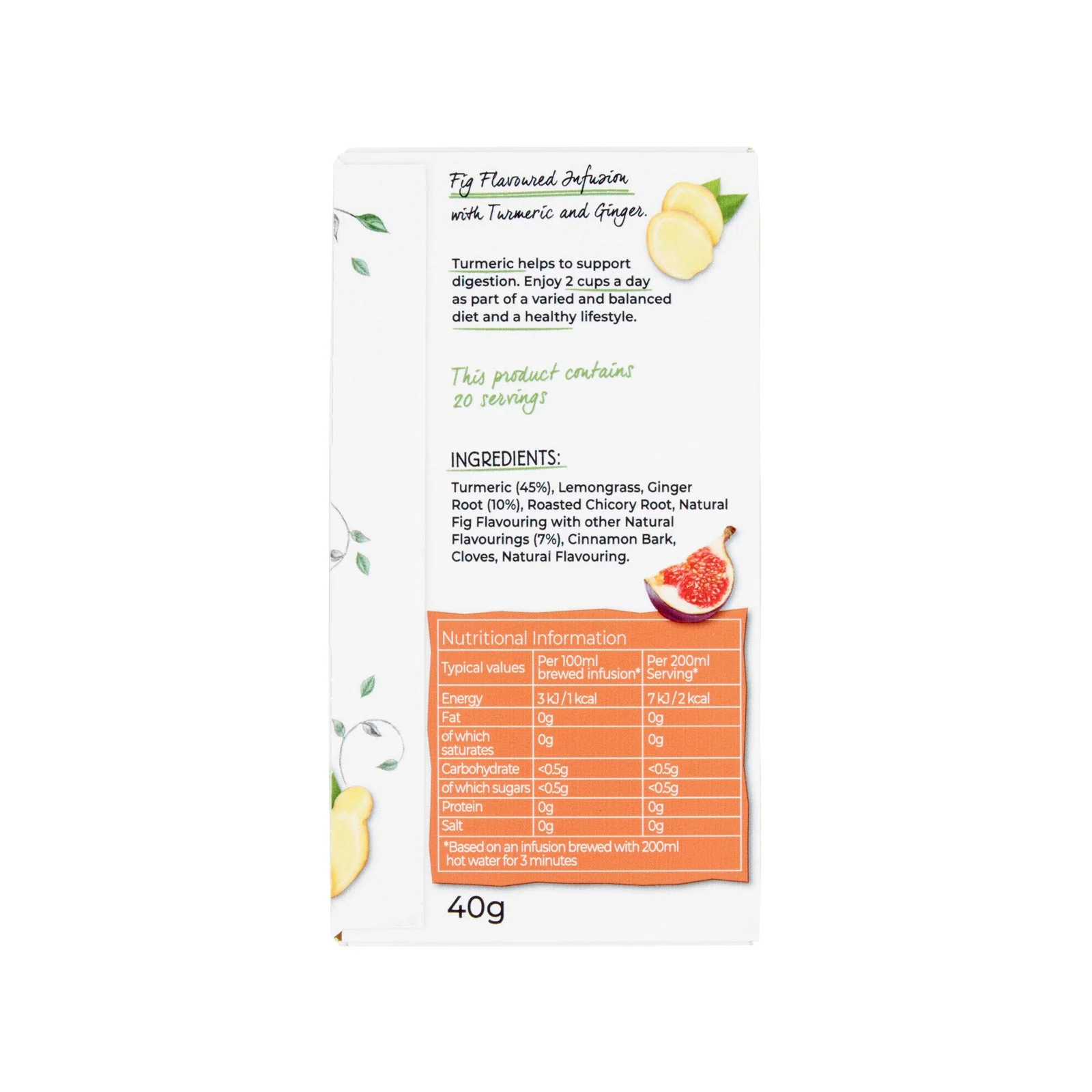 Superblends Digest Ginger & Turmeric - 4 x 20 Envelopes - Image 7