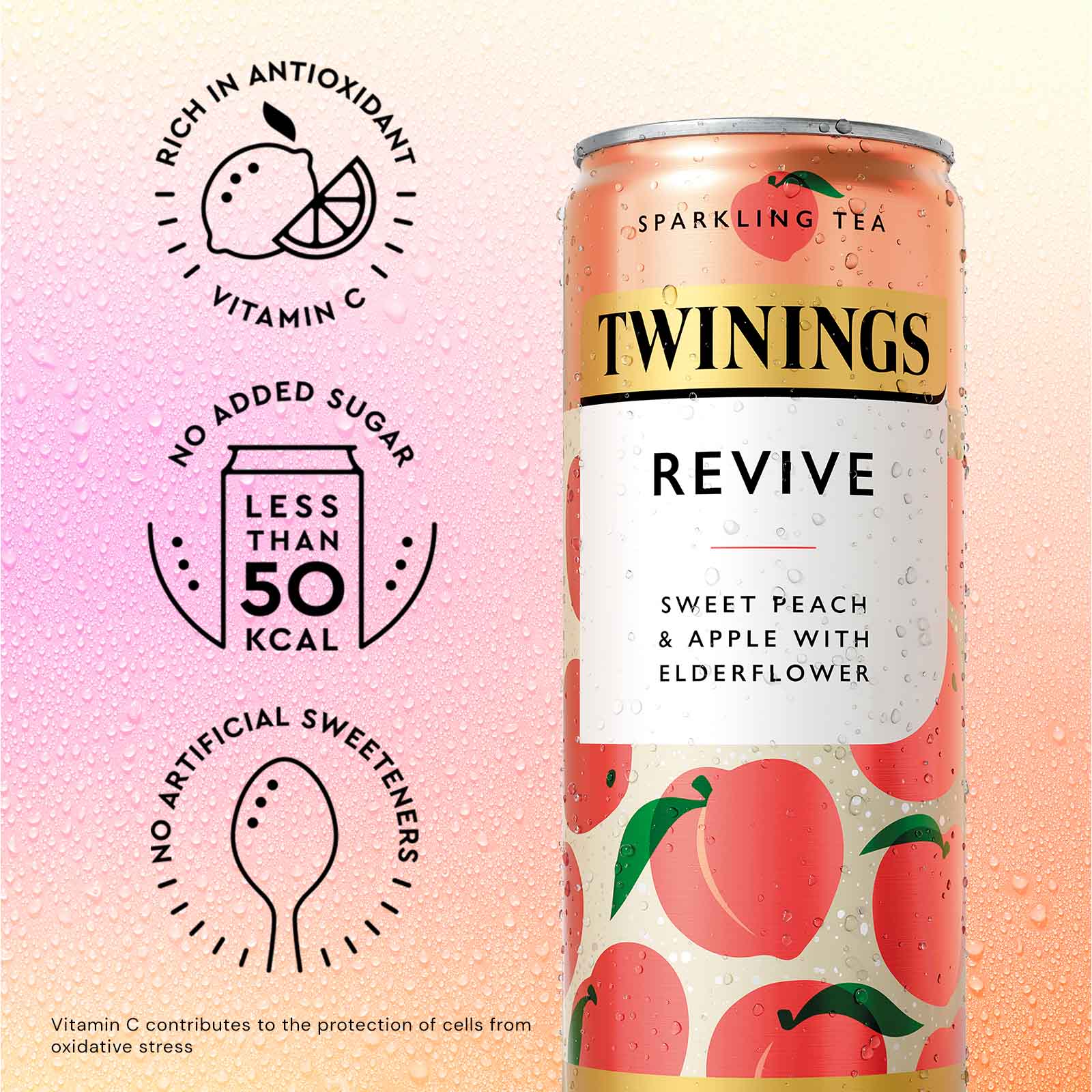 Twinings Sparkling Tea Revive 12 Pack - Image 3