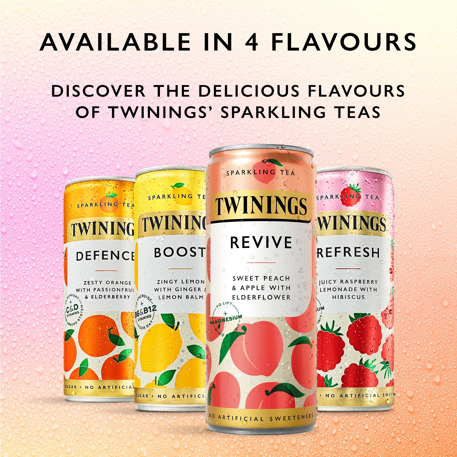 Twinings Sparkling Tea Revive 12 Pack - Image 4
