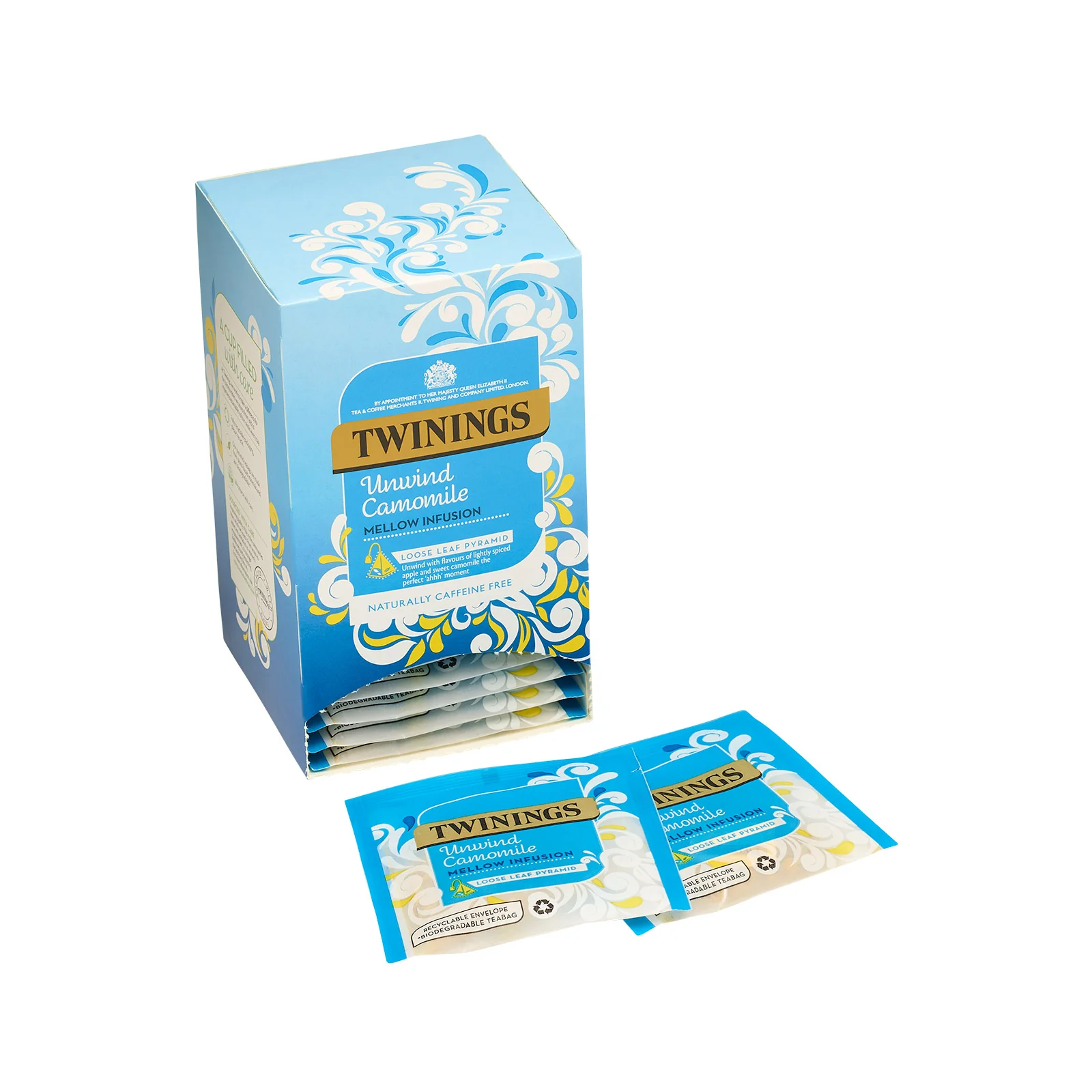 Twinings Unwind Apple & Camomile - 15 Pyramid Bags (Individual) - Image 3